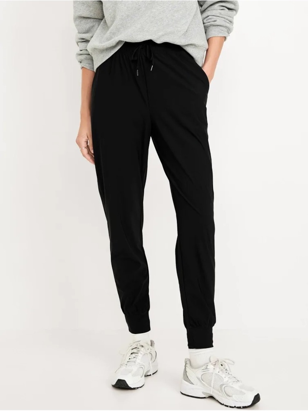 Old Navy High-Waisted SleekTech Joggers- Black